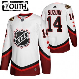 Camisola Montreal Canadiens Nick Suzuki 14 2022 NHL All-Star Branco Authentic - Criança